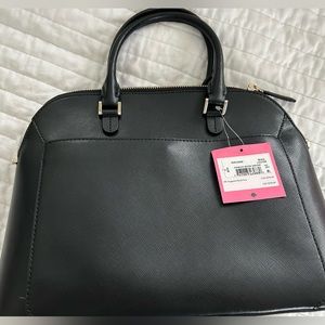 NWT Kate Spade Louise medium dome satchel black saffiano leather